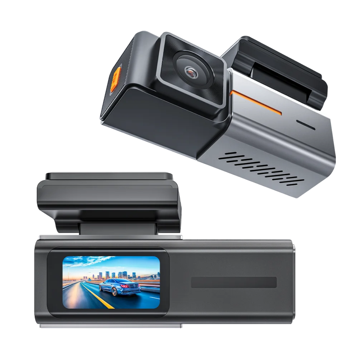 Vehicle Dashcam 4K Ultra HD with 1080p Rear Camera | Night Vision, Parking Mode & Loop Recording