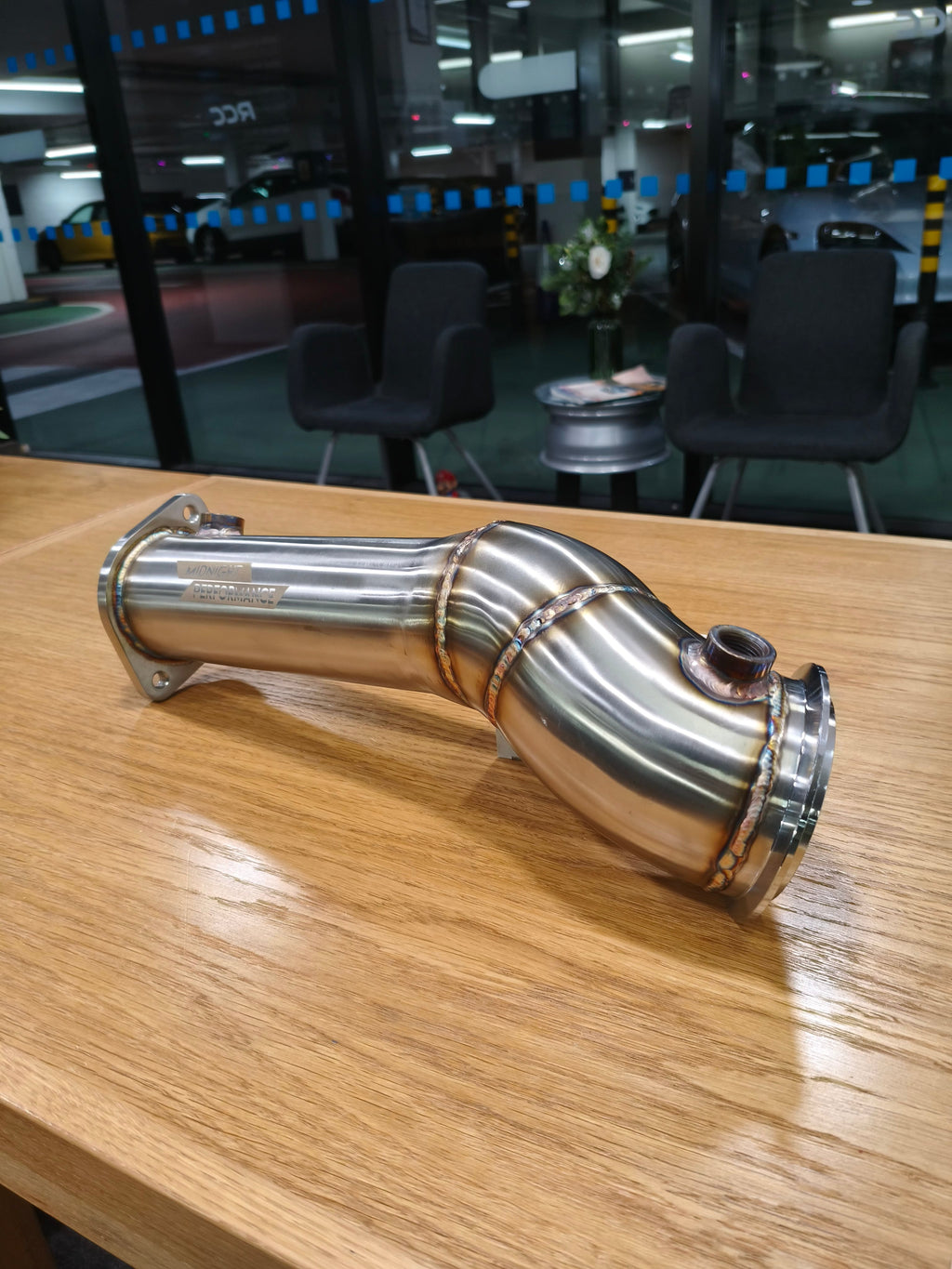 Midnight Performance™ BMW M2 / M3 / M4 (G80 G81 G82 G83 G87) S58 Stainless Steel Decat Downpipes