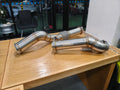 Midnight Performance™ BMW M2 / M3 / M4 (G80 G81 G82 G83 G87) S58 Stainless Steel Decat Downpipes