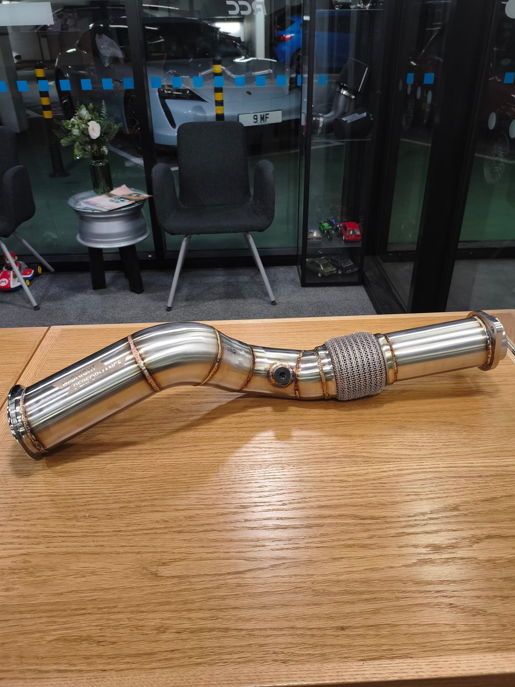 Midnight Performance™ BMW M2 / M3 / M4 (G80 G81 G82 G83 G87) S58 Stainless Steel Decat Downpipes
