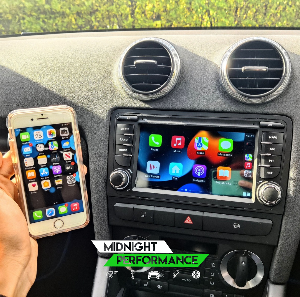 Audi A3 8P Apple CarPlay & Android Auto Head Unit | A3/S3/RS3 2003–2012 | Touchscreen Upgrade - Modified Parts Supplier