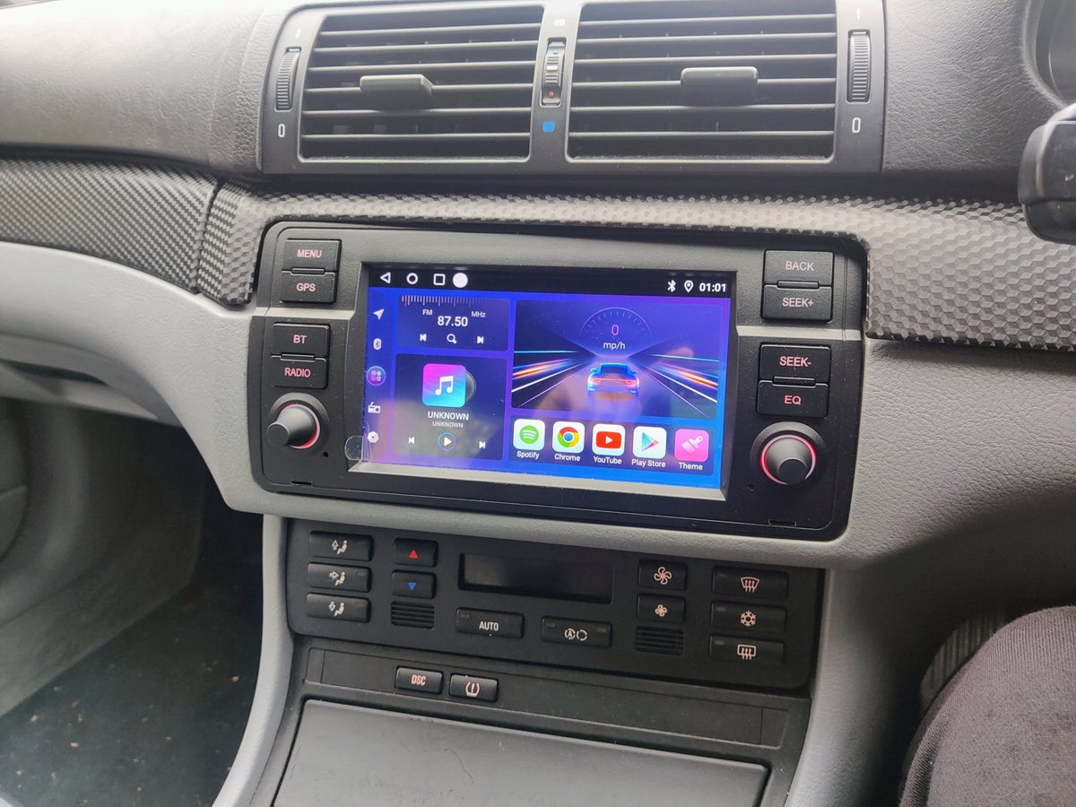 BMW 3 Series E46 Apple CarPlay & Android Auto System 6GB 128GB - Modified Parts Supplier