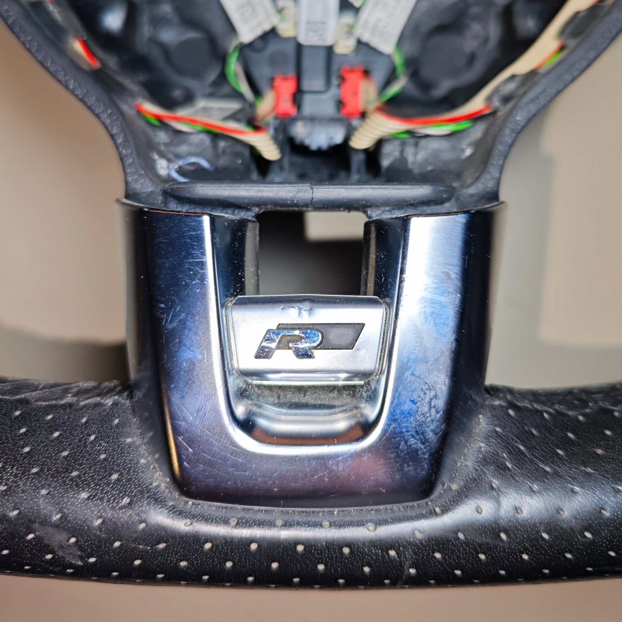 Golf R Mk6 Flat Bottom Steering Wheel With flappy paddles (Genuine) - Modified Parts Supplier