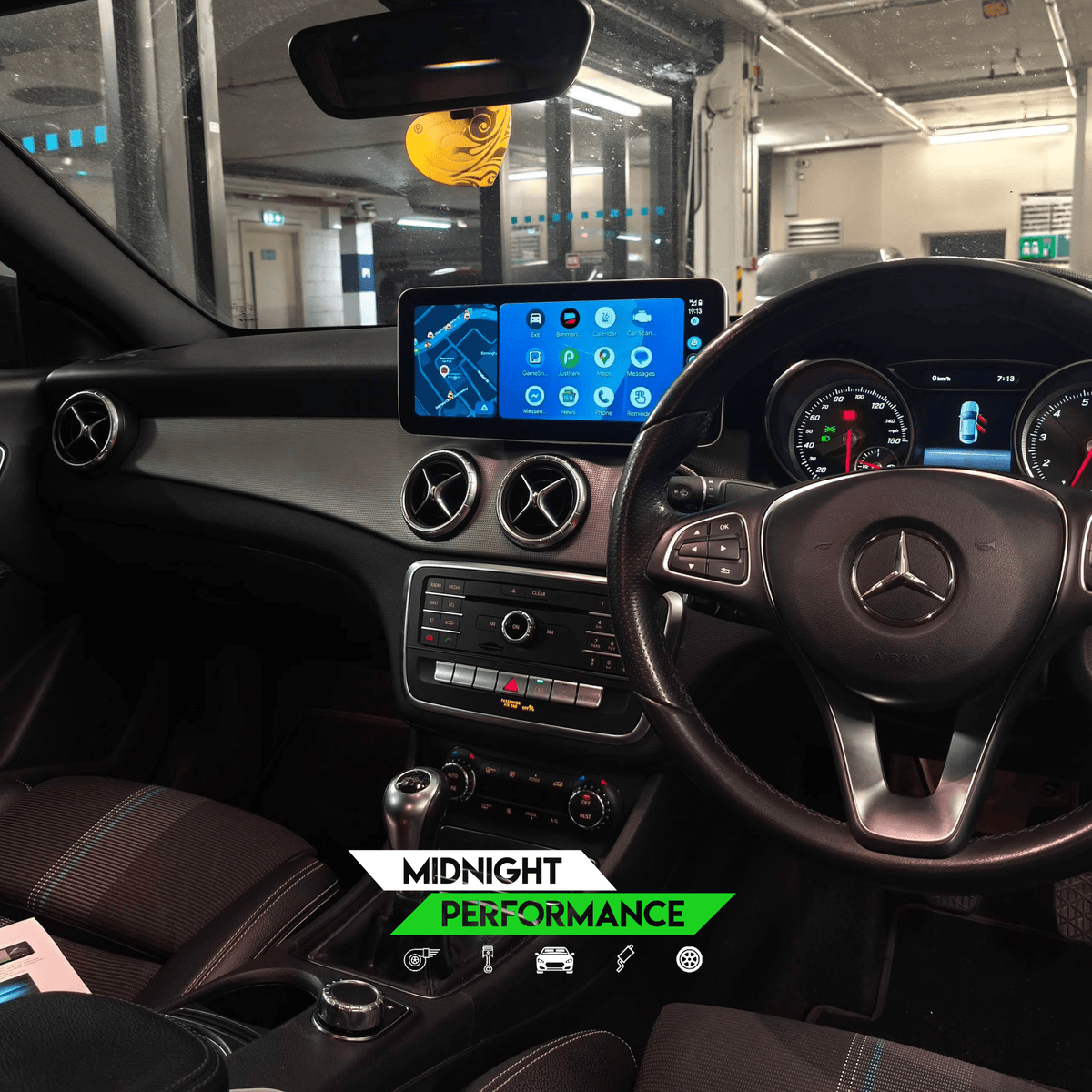 Mercedes W176 A-Class & CLA NTG 4.5/4.7 10.25" Wireless CarPlay Screen - Modified Parts Supplier