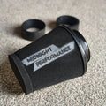 Midnight Performance Universal Dry Foam Cone Air Filter | High-Flow Induction Filter with Reducer Rings (80mm, 75mm, 65mm) - Modified Parts Supplier