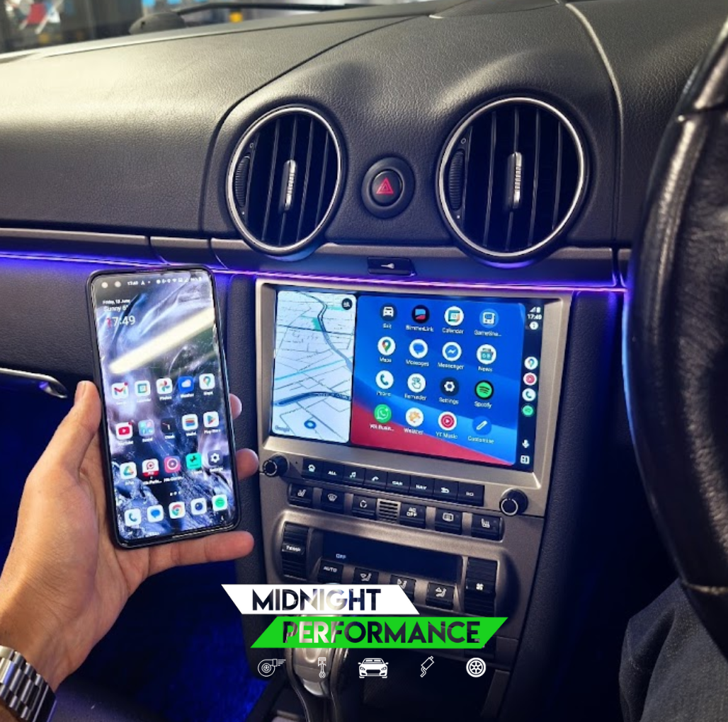 Porsche 997/987 Apple CarPlay & Android Auto Head Unit | Fits 911, Cayman, Boxster – Touchscreen Stereo Upgrade - Modified Parts Supplier