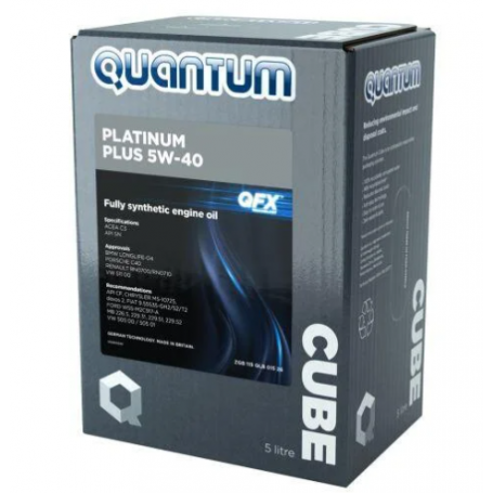 Quantum Platinum Plus 5w40 (5 Litres) - Midnight Performance