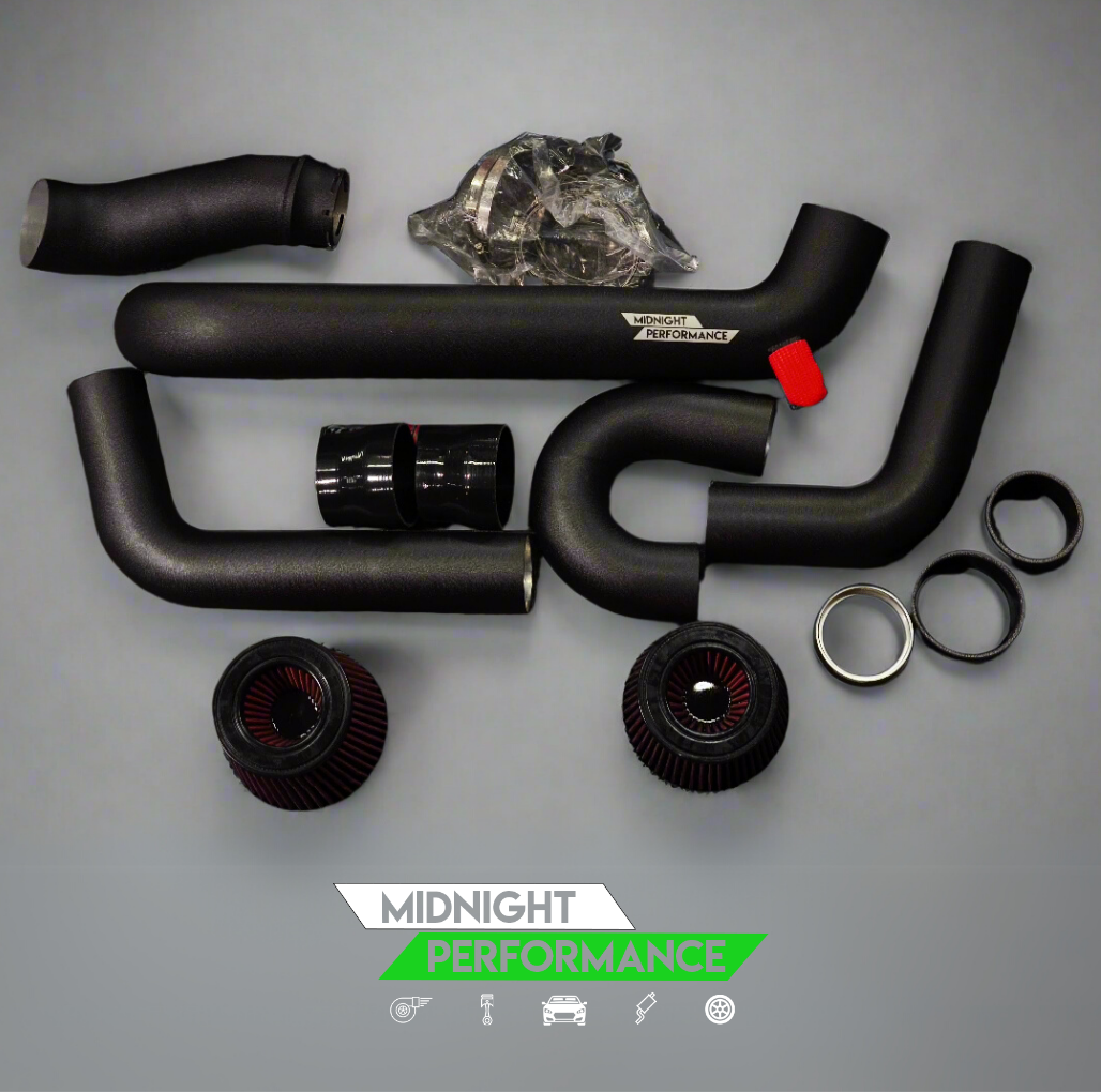 BMW S58 Front Mount Twintake Induction kit (G80 G81 M3, G82 G83 M4 & G87 M2) - Midnight Performance - Midnight Performance