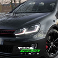 VW Golf MK6 LED Headlights MK7.5 Style - Midnight Performance