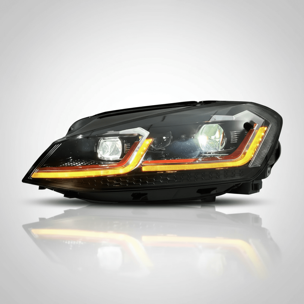 VW Golf Mk7 & Mk7.5 LED Headlights – Full LED Upgrade with Dynamic Indicators | OEM+ Style Headlight Conversion (2013–2020) - Modified Parts Supplier