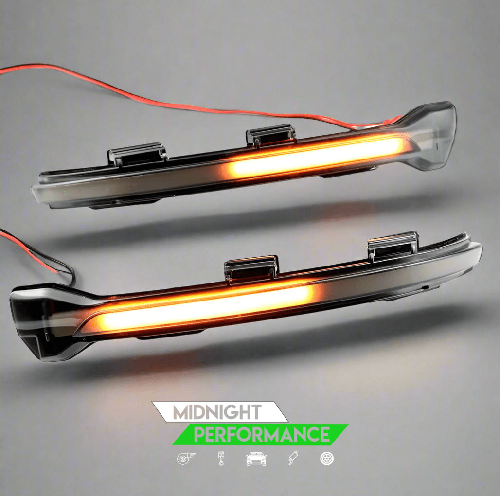 VW Golf Mk7 Smoked Dynamic LED Side Mirror Indicators [Pair] – Sequential Turn Signal Upgrade - Modified Parts Supplier