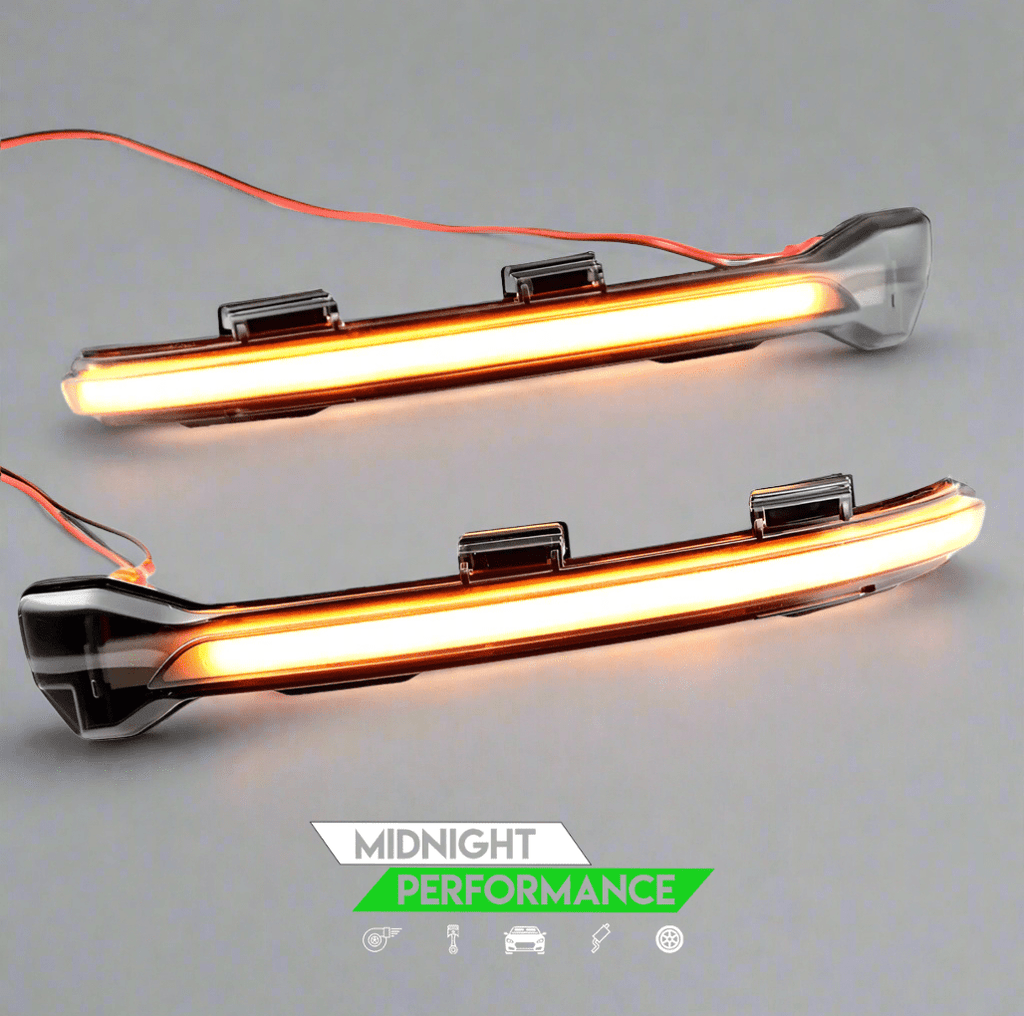 VW Golf Mk7 Smoked Dynamic LED Side Mirror Indicators [Pair] – Sequential Turn Signal Upgrade - Modified Parts Supplier
